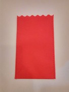Buste in tnt colore rosso