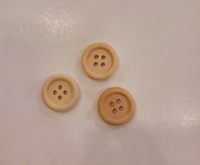 Bottoni in legno piccoli