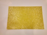 Gomma Crepla brillantinata colore oro