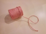 Gavetta / Cordina fina colore rosa