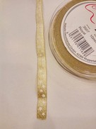 Nastro oro con stelle bianche