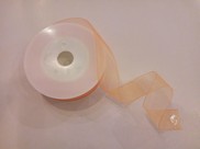 Nastro in organza colore mandarino