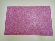 Gomma Crepla brillantinata colore rosa/fucsia