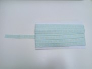 Pizzo in feltro ricamato colore azzurro