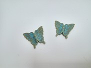 Farfalla in metallo "vintage ottone"