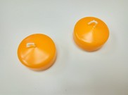Candela galleggiante colore arancio