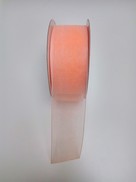 Nastro in organza colore pesca grande