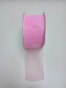 Nastro in organza colore rosa grande