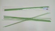 Barrette di fil di ferro rivestite in carta colore verde misura grossa