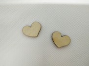 Cuore in legno "mini" colore naturale