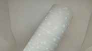 Gomma crepla colore panna/bianco stampa fiori foglio piccolo