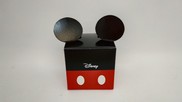 Scatola cubo "Mickey" rossa e nera