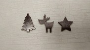 Set "Natale" color argento brunito