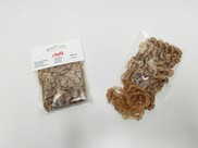 Capelli sintetici colore biondo scuro - " riccio piccolo"