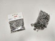 Capelli sintetici colore grigio - " riccio piccolo"