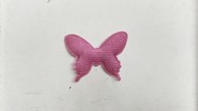 Farfalla in tessuto colore fucsia