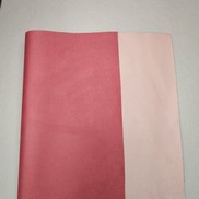 Tessuto simil scamosciato colore rosa chiaro/scuro foglio piccolo