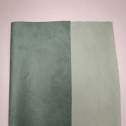 Tessuto simil scamosciato colore verde chiaro/scuro foglio piccolo