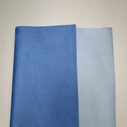 Tessuto simil scamosciato colore blu chiaro/scuro foglio grande