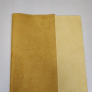 Tessuto simil scamosciato colore giallo/ocra foglio piccolo