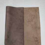 Tessuto simil scamosciato colore tortora/marroncino foglio grande