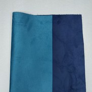 Tessuto simil scamosciato colore blu/turchese foglio piccolo