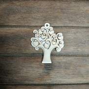 Albero della vita  in legno colore bianco/naturale