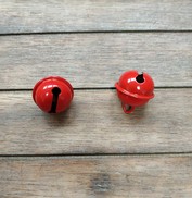 Sonaglio in metallo colore rosso