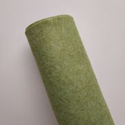 Feltro ( pannolenci )  verde giada nuvolato "melangè"