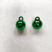 Mini pallina in plastica colore verde