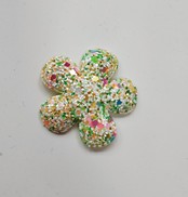Fiore glitter "CandyStyle" multicolor verde